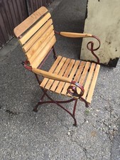 Antiker Gartenstuhl Klappstuhl