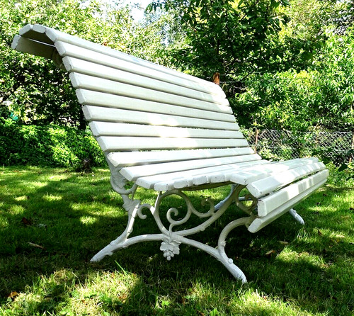 Parkbank gartenbank antik - gartenbank, 1850