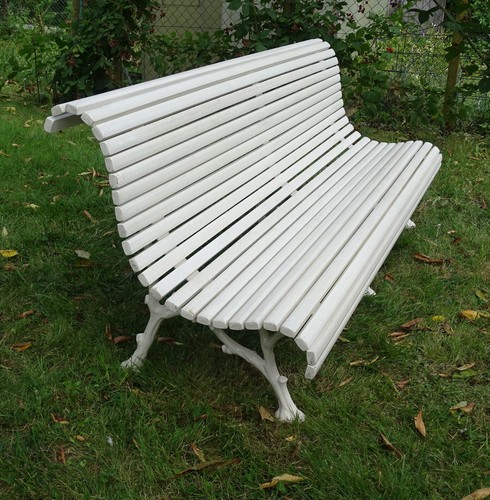 Antike parkbank gartenbank - parkbank,