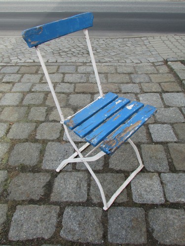 Alter biergartenstuhl - alter,
