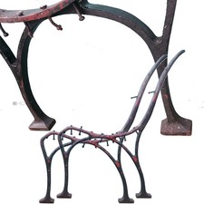 Parkbank Gestell antik