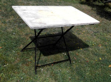 alter Gartentisch   gestell