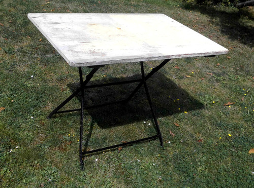 Alter gartentisch gestell - alter,